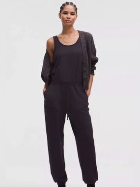 EUC Lululemon Be Calm Jumpsuit, Nightmoth,
